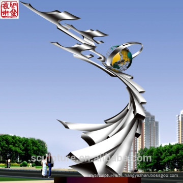 2016 Modern Sculpture Stainless Steel Sclupture High Quality Fashion Urban Statue